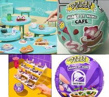 MGA Miniverse CAFE 5  6 TACO BELL Make It Mini  EXTRAS  Combined Shipping 