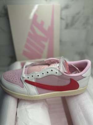 Travis Scott x Jordan 1 Low OG SP ''Tropical Pink'' Nike Size 10 IQ7604-101