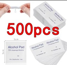 500/Pack disposable alcohol cotton pads car detailing clean tool multi-use pads