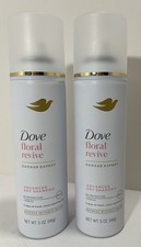  2 DOVE Advanced Dry Shampoo FLORAL REVIVE 5  oz each Refresh Rose Oil - NEW
