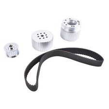 Fits Chevy Bbc 396 427 454 Shortlong Water Pump Belt Drive Pulley Kit 1 12