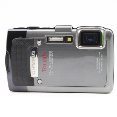 OLYMPUS STYLUS TG-830 Silver Compact Digital Camera Tested Working Japan