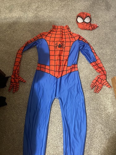 Spider-Man Classic Red Blue Suit With Soles And Crotch Zipper