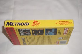 Metroid Classic Yellow (Nintendo NES) Complete in Box CIB