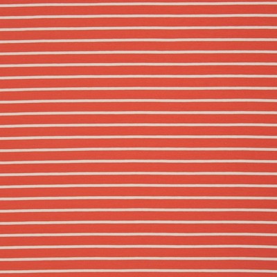 0,5m Baumwolljersey mit Streifen, Isa, koralle, 426010, 220g/m2 (15,50 EUR/m)