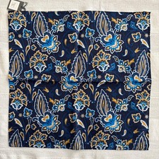 Christian Dior Silk Paisley Pocket Scarf / Handkerchief Square