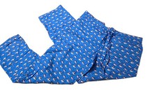 Vineyard Vines Mens Pajama Pants Whale Graphic Print Flannel Cotton Drawstring M