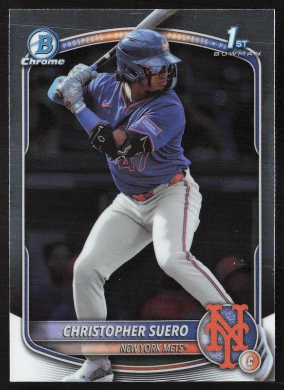2025 Bowman Chrome Prospects Christopher Suero #BCP-191 GS1-3
