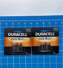 NEW Duracell CR2 3V Lithium Battery 2X 2 Packs 4 TOTAL EXP: 2034