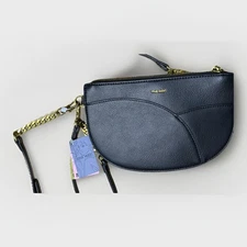 Pixie Mood Ivy Pouch Black Vegan Leather Crossbody&Wristlet-Brand New with Tags