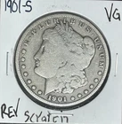 1901-S MORGAN SILVER DOLLAR ~ VG / REV SCRATCH ~ NICE LOOKING COIN ~ 90% SILVER