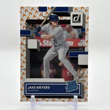 JAKE MEYERS RC SSP /75 - 2022 Donruss Rated Rookie ON FIRE - HOUSTON ASTROS