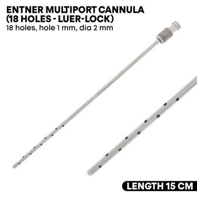 Liposuction Cannulas 18 Holes Dia 2 mm Fats Transfer 15 cm Cosmetic Surgery Tool