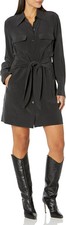NEW 100 % SILK Equipment Women's Bayler Dress SIZE SMALL