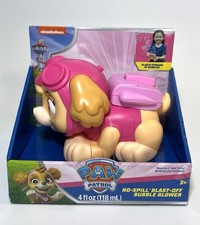 PAW Patrol Skye No-Spill Blast-Off Bubble Blower Toy 4 fl oz Nickelodeon NIB