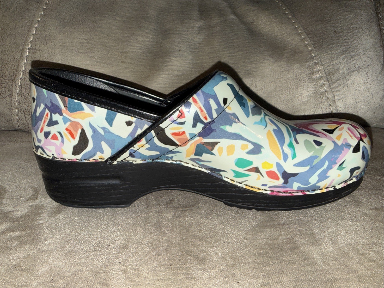 Dansko Professional Psychedelic Multicolor Patent… - image 3