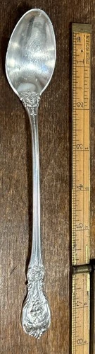 Reed & Barton Sterling Silver Francis I Ice Tea Spoon Drink No Mono  7 5/8” 39g