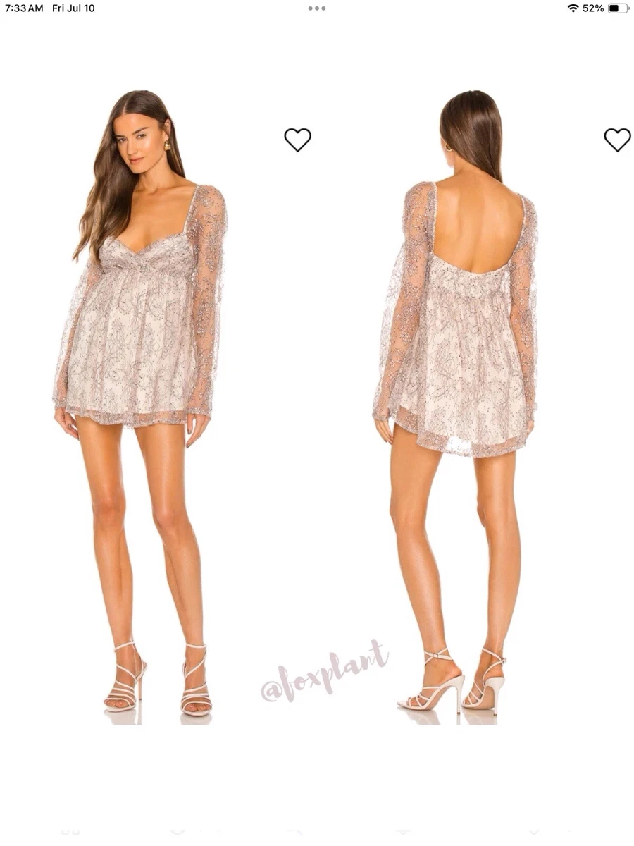 free people party all around dress Free People Party Rosalie Beaded Mesh Maxi Specialty Dress S