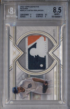 2022 Topps Definitive Justin Verlander - Patches 1/1 - BGS 8.5 NM-MT+