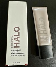 SMASHBOX HALO HEALTHY GLOW ALL IN ONE TINTED MOISTURIZER TAN DARK NIB