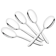8-Piece 9.6-inch Stainless Steel Buffet Serving Spoons Large Tablespoons