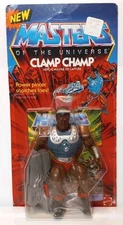 MOTU Vintage CLAMP CHAMP Masters of the Universe MOC Sealed He-Man Unpunched