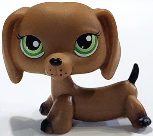 LPS authentic Petshop # 640 Chien Teckel Dog Fanciest