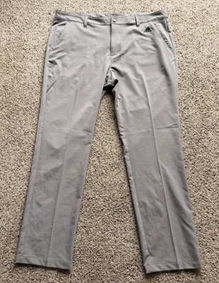 NWT Adidas Men s Golf Pants Grey Size 38x32 made with Recycled Material