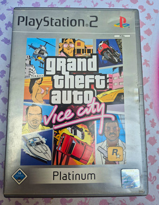 Rockstar Games Grand Theft Auto: Vice City (PS2) PAL USK 16 - 2003 - Platinum