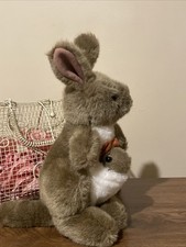 Stuffed Kangaroo With Baby 10