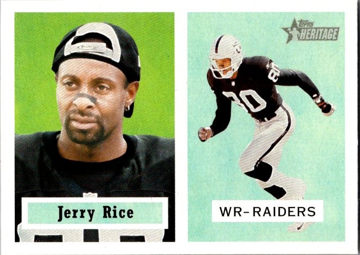 2002 Topps Heritage #30 Jerry Rice