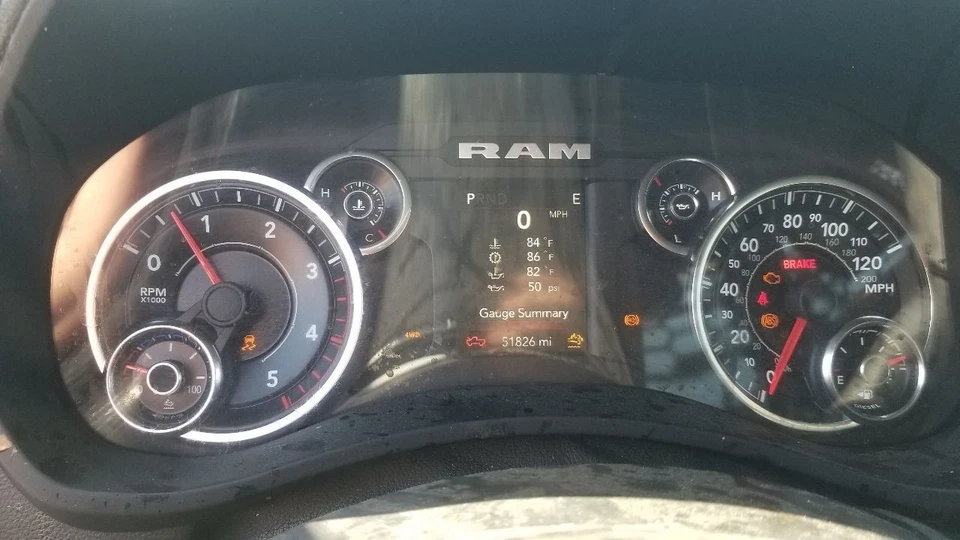 22 DODGE RAM 5500 VELOCÍMETRO CUADRO DE INSTRUMENTOS 6,7 L 68525502AB Foto 2 de 4