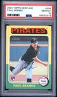 156003313 Paul Skenes 2024 Topps Heritage High Number #594 Rookie RC PSA 10