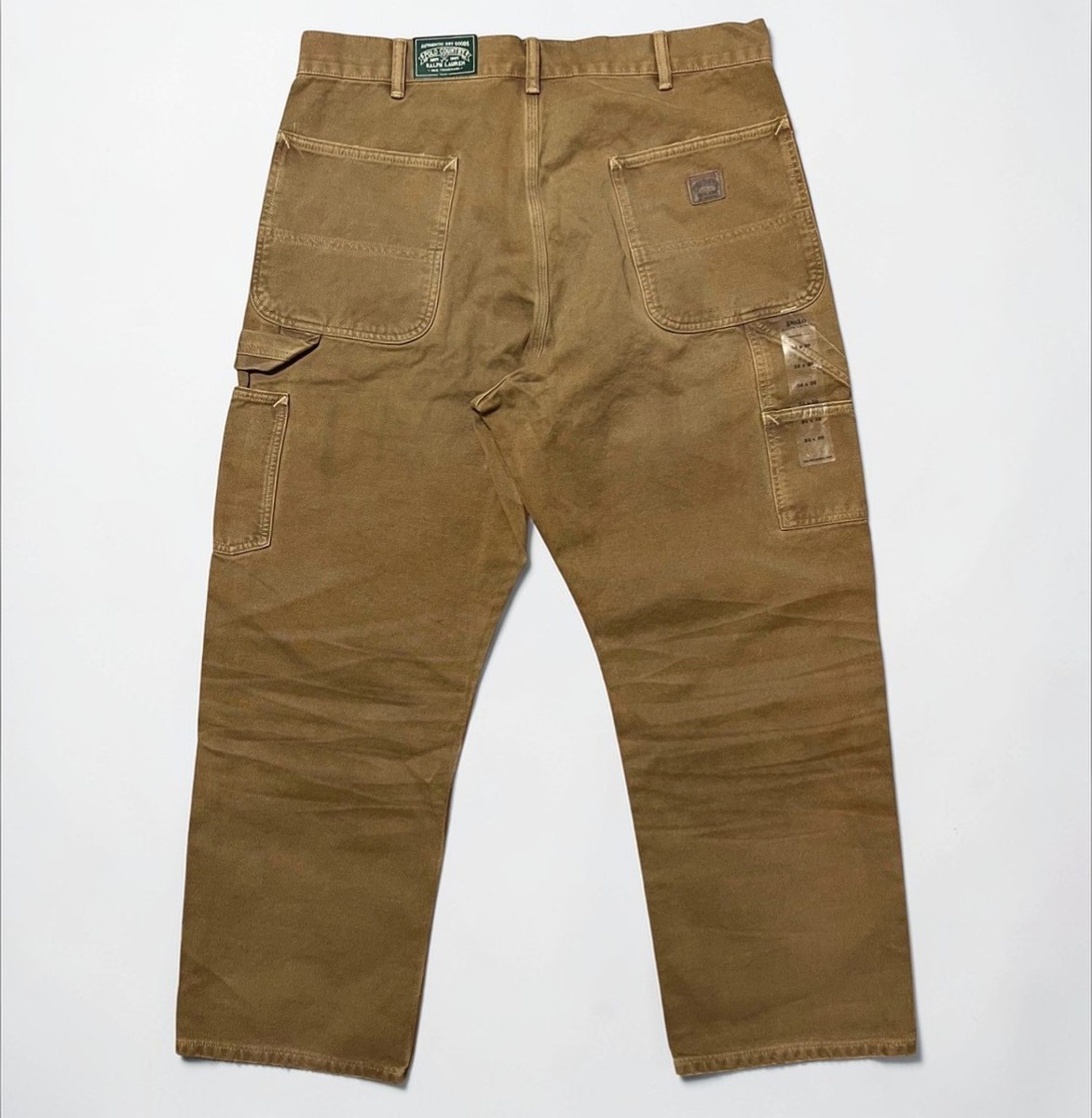 パンツ Ralph Lauren Archive Multi pockets 36/34 Polo Ralph Lauren Country Double Knee Canvas Carpenter Pants Men's