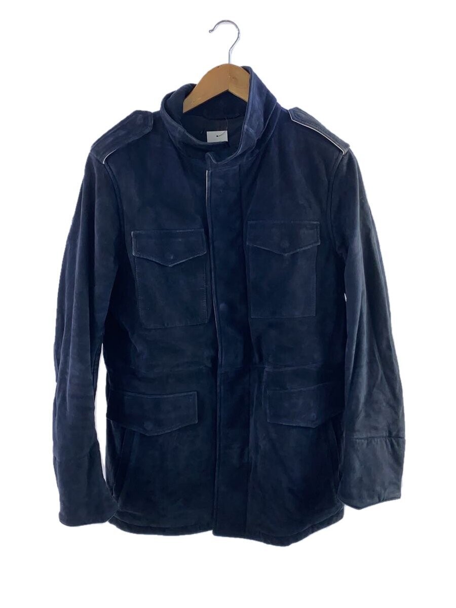 1Piu1Uguale3 Leather Jacket Blouson/5/Cowhide/Navy 3412