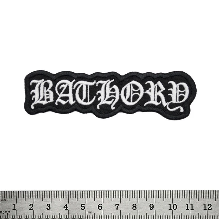 Death Band Logo Large Embroidered Sew-On Back Patch for Jacket Vest