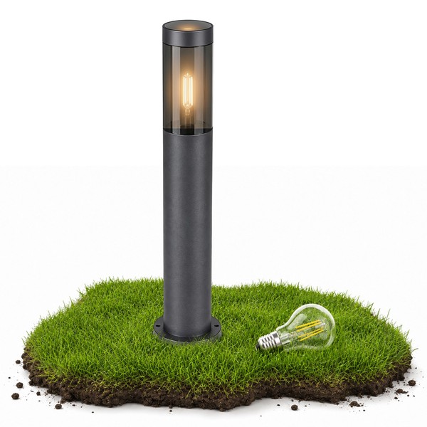 BOSEA-A Wegeleuchte IP44 LED E27 Birne Warmweiß 4W Gartenleuchte Pollerleuchte-image