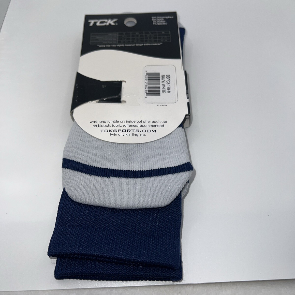 Chaussettes De Sport TCK Performance Baseline – Athletic Crew, Homme/femme, Taille M, Bleu Royal