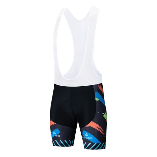 Miloto Padded Cycling Bib Shorts Men's Lycra Biking Cycle Bib Knickers Tights - Picture 60 of 65
