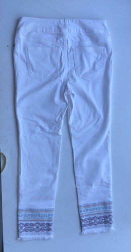 Chico's Pull On Jegging Ankle Women's "Size 2" | 12 14 Denim Cotton Blend - Picture 10 of 11
