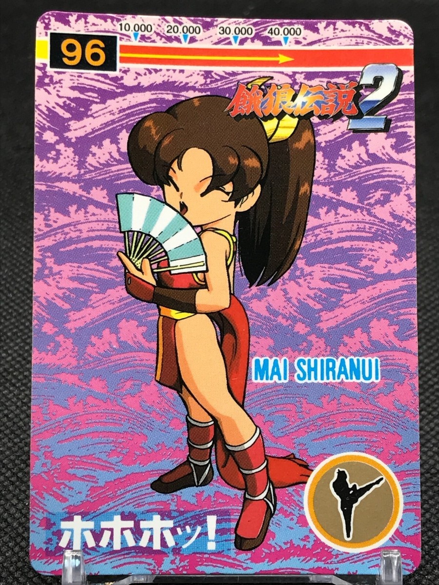 No.96 MAI SHIRANUI Fatal Fury2 Carddass SNK1992 CCG Made In JAPAN