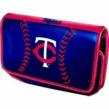 MINNESOTA TWINS LEATHER PHONE CASE FOR OLDER SMALLER PHONES