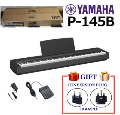 Yamaha P-145B Kompaktes Digitalpiano 88 Tasten Mit Umbaustecker Aus Japan Neu
