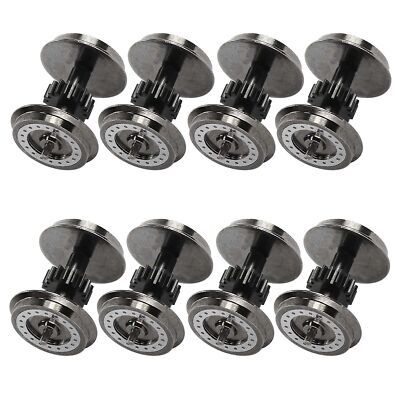 Evemodel 8pcs HO Scale 1:87 16T Gear Drive Wheel Assembly Brass DC Wheel Sets