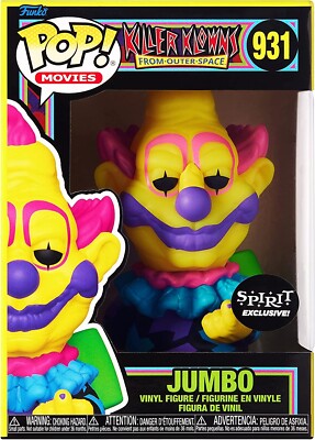 Killer Klowns From Outer Space Black Light JUMBO Figure #931 SPIRIT