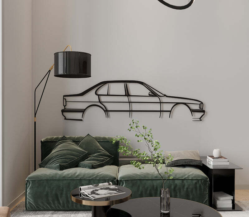 3D Acrylic Metal Car Wall Art - USA Auto Poster for Home Decor E34M5