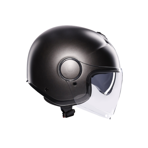 Casco jet AGV Eteres mono, gris asfalto - Imagen 2 de 4