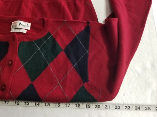 Pringle Of Scotland Cardigan Sweater Buttons 100% LambsWool Size M-L Measurement - Picture 4 of 14