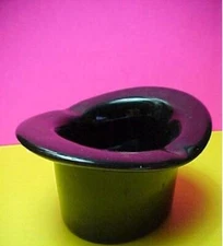 BLACK TOP HAT  ASHTRAY 