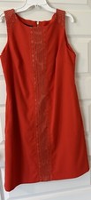 Nine West Sleeveless Knee Length Summer Dress Women's Size 8 With Pockets